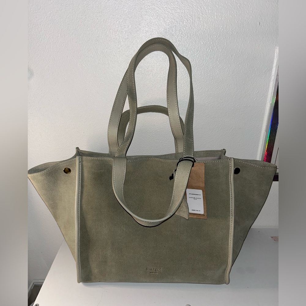 NWT Margot Olive Green Tote Bag